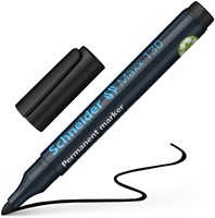 Permanent marker Schneider Maxx 130 rond 1-3mm zwart-2
