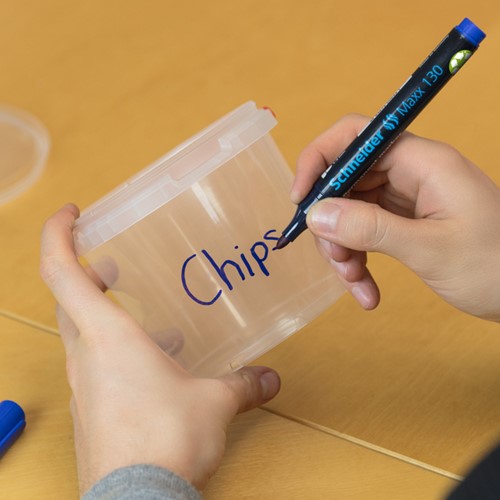 Viltstift Schneider Maxx 130 rond 1-3mm blauw-1