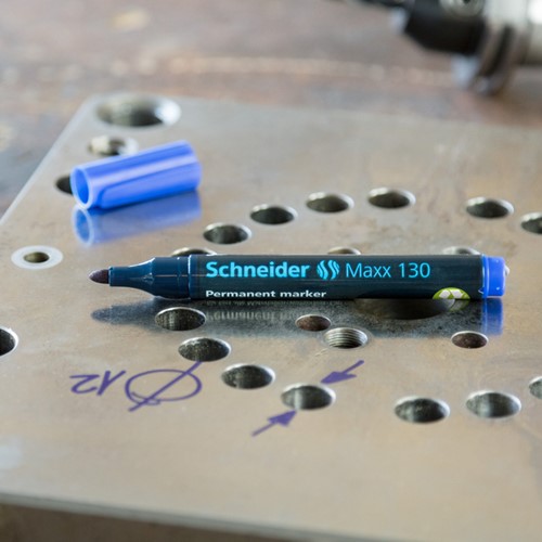Viltstift Schneider Maxx 130 rond 1-3mm blauw-2