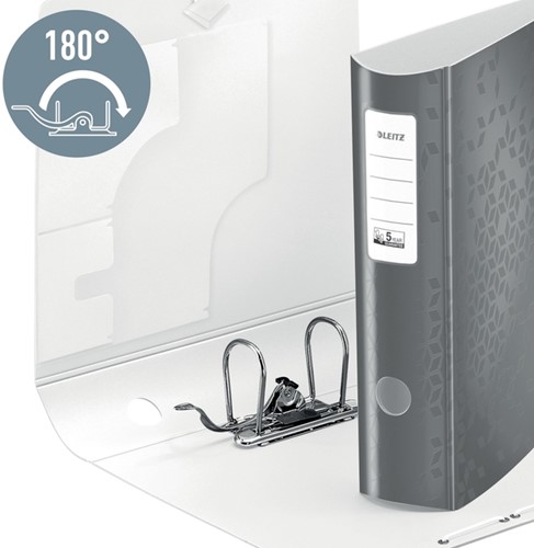 Ordner Leitz WOW active 180° 80mm PP A4 blauw-3