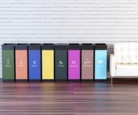 Afvalscheidingsbak Paperflow recyclebox voor restafval 60ltr zwart -2