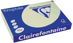 Kopieerpapier Trophee 1262 A3 80gr lichtgroen 500vel