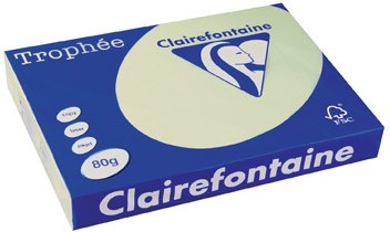 Kopieerpapier Trophee 1262 A3 80gr lichtgroen 500vel