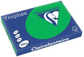 Kopieerpapier Trophee 1272 A3 120gr biljartgroen 250vel