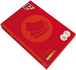 Kopieerpapier Quantore Colour A3 80gr felrood 500 vel