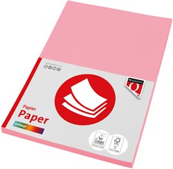 Kopieerpapier Quantore Colour A4 80gr roze 100 vel