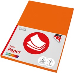 Kopieerpapier Quantore Colour A4 160gr oranje 50 vel