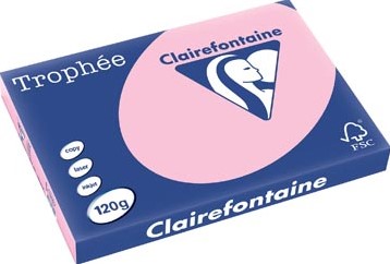 Kopieerpapier Trophee 1310 A3 120gr roze 250vel