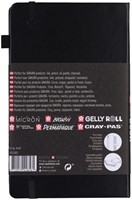 Schetsboek Sakura 80 zwarte vellen 140gr 130x210mm zwart-2