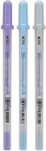 Gelschrijver Sakura Gelly Roll Moonlight 06 calm set à 3 kleuren