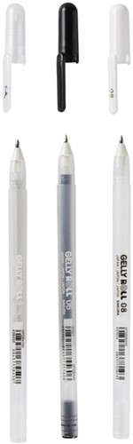 Gelschrijver Sakura Gelly Roll Metallic set à 3 kleuren-3