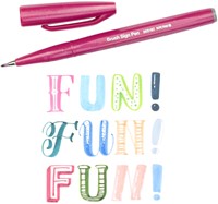 Brushpen Pentel Sign SES15C pastel assorti 12 stuks-5