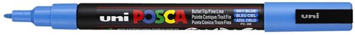 Paintmarker Uni POSCA PC3M fijn hemelsblauw