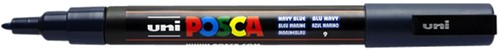 Paintmarker Uni POSCA PC3M fijn marineblauw