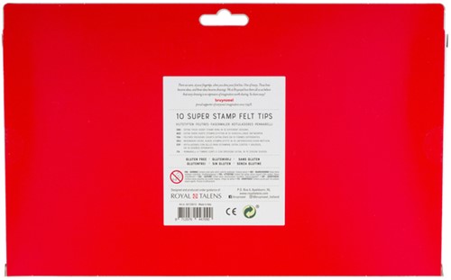 Stempelstift Bruynzeel Kids Super Stamp set à 10 kleuren-3