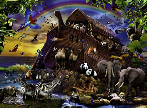 Puzzel Ravensburger onderweg met de Ark 150 stukjes-2