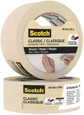 Afplaktape Scotch Classic 48mmx50m beige-2