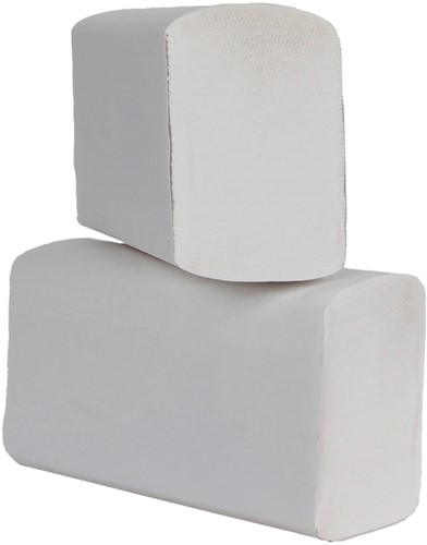 Handdoek Cleaninq i-vouw 2-laags 203x320mm 25x120vel wit-3