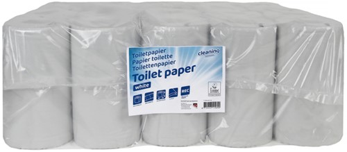 Toiletpapier Cleaninq T4 2-laags 40x400 vel recycled wit