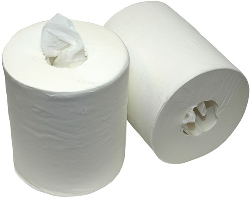 Poetspapier Cleaninq M2 1-laags 6x280m wit
