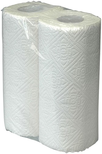 Keukenrol Cleaninq 2-laags 50vel 16x2rol wit-2