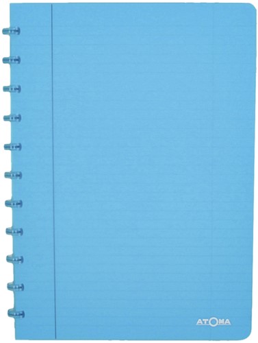 Schrift Atoma A4 lijn 144blz 90gr PP transparant assorti-2