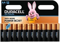 Batterij Duracell Optimum 12x AA