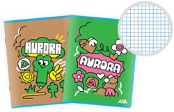 Schrift Aurora A5 ruit 5x5mm 200 pagina's 45gr