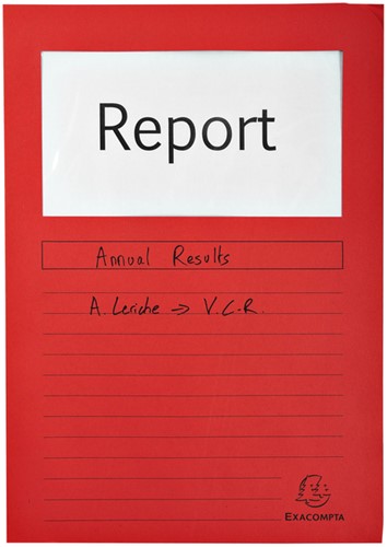 Venstermap Exacompta Forever L-model 120gr assorti 10 stuks-10