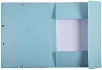 Elastomap Exacompta Aquarel A4 3 kleppen 400gr glanskarton blauw-2