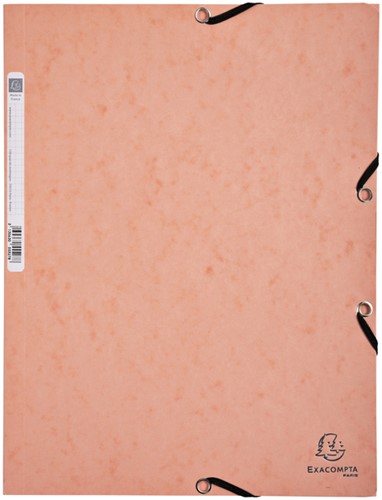 Elastomap Exacompta Aquarel A4 3 kleppen 400gr glanskarton assorti-3