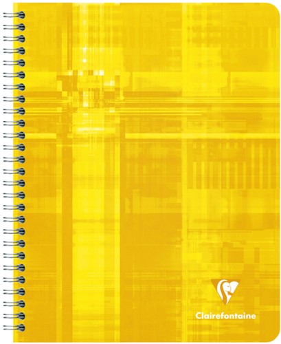 Schrift Clairefontaine A5+ ruit 5x5mm 120 pagina's 90gr assorti-3
