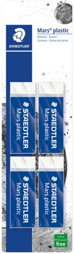 Gum Staedtler Mars blister à 4 stuks