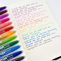 Rollerpen PILOT friXion medium assorti blister à 3 stuks-2