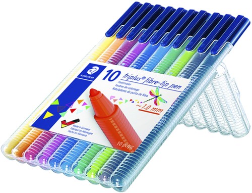 Kleurstift Staedtler 323 Triplus color à 10 stuks assorti-2