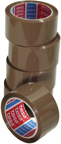 Verpakkingstape Tesa 50mmx66m PP bruin