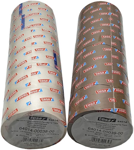 Verpakkingstape Tesa 50mmx66m PP bruin-3