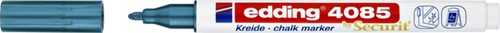 Krijtstift edding 4085 by Securit rond 1-2mm metallic blauw-3