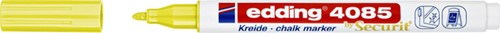 Krijtstift edding 4085 by Securit rond 1-2mm neon geel-3