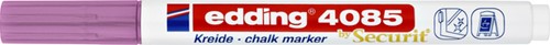 Krijtstift edding 4085 by Securit rond 1-2mm metallic roze