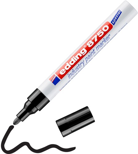 Paintmarker edding 8750 industrie 2-4mm zwart-3