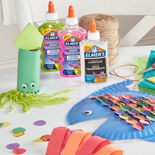 Kinderlijm Elmer's glitter zwart-4