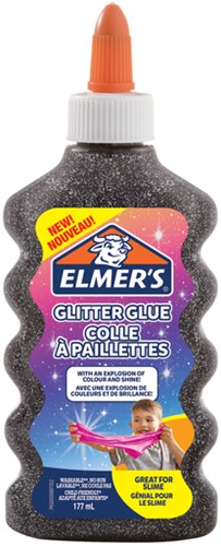 Kinderlijm Elmer's glitter zwart