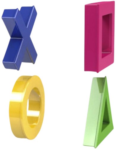 Mega Magnet Dahle Mini 45x45mm 4 stuks-3