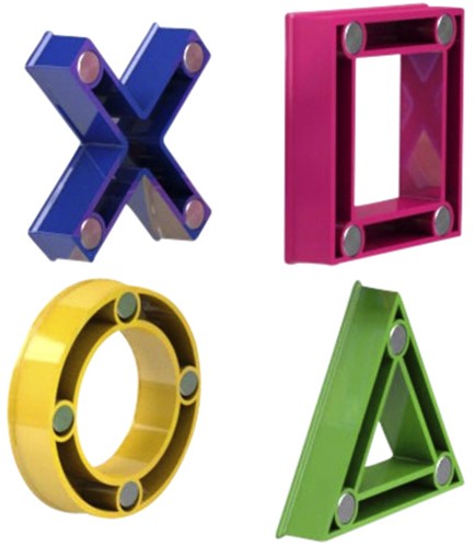 Mega Magnet Dahle Mini 45x45mm 4 stuks-2