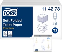 Toiletpapier Tork T3 Premium gevouwen 2-laags 110x190mm wit 114273