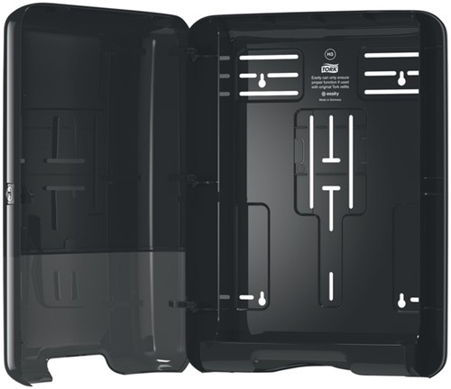 Handdoekdispenser Tork H3 Elevation zwart 553008-2