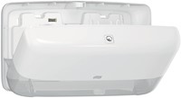 Toiletpapierdispenser Tork T2 Elevation jumbo klein duo wit 555500-1