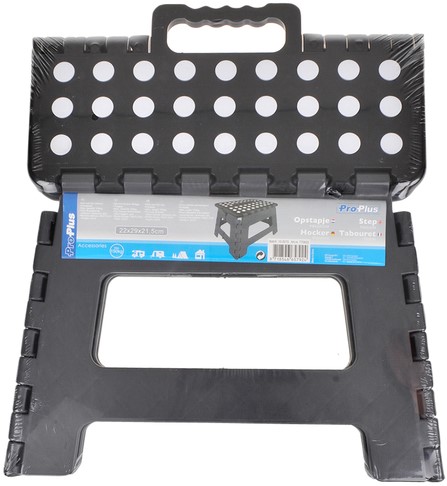 Opstapkruk ProPlus inklapbaar 290x215x220mm grijs