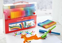 Kleurstiften Faber-Castell Connector assorti cadeauset à 80 stuks-4